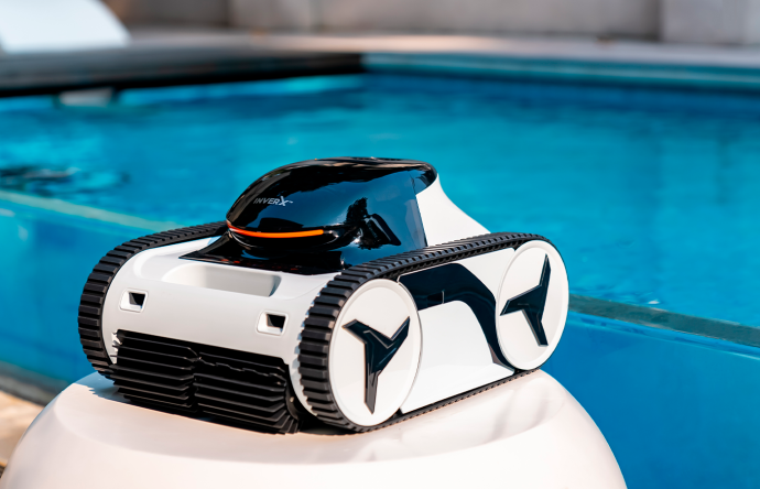 aspirador de piscina com inteligência artificial